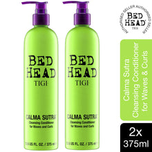 Load image into Gallery viewer, Bed Head by Tigi Calma Sutra Cleansing Conditioner for Curly Hair 375ml, 2pk