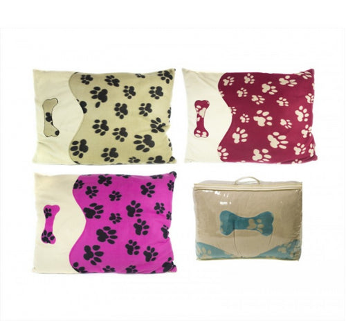 Haven Fleece Pet Pillow Cushion Green , Pack of 1