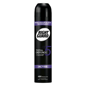 Right Guard 48H Total Defence 5 Men's Anti-Perspirant Deo Active, 250ml