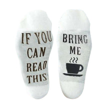 Load image into Gallery viewer, Flo Novelty Cotton Mid Calf Socks with Casual &amp; Funny Slogans, UK Size 4-7