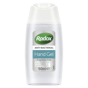 Radox Anti-Bacterial Hand Gel 50ml with Vaseline Intensive Care Hand Cream 75ml