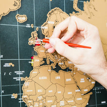 Load image into Gallery viewer, Scratch Off World Map With Scratch Pen