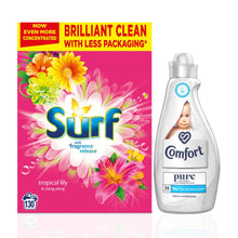 Load image into Gallery viewer, Laundry Bundle 1x130W Surf Laundry Powder &amp; 1x36W Comfort Fabric Conditioner