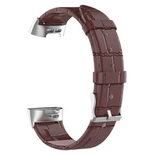 Load image into Gallery viewer, Real Leather Watch Band for Fitbit Charge 3 High Quality And Comfortable- Brown