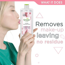 Load image into Gallery viewer, 2xof400ml Simple Kind to Skin Expert Micellar CleansingWater with Multi-Vitamins