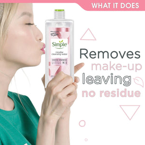 2xof400ml Simple Kind to Skin Expert Micellar CleansingWater with Multi-Vitamins