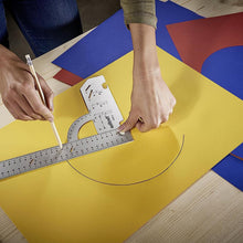 Load image into Gallery viewer, wolfcraft Universal Angle &amp; Try Square for Measuring, Drawing &amp; Cutting, 300mm