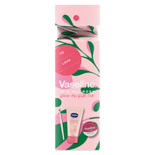 Load image into Gallery viewer, Vaseline Hand Cream, Lip Balm &amp; Lip Brush It's All Rosy Glow On Gift Set For Her