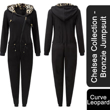 Load image into Gallery viewer, Chelsea Collection - Bronzie Jumpsuit -Curve Leopard