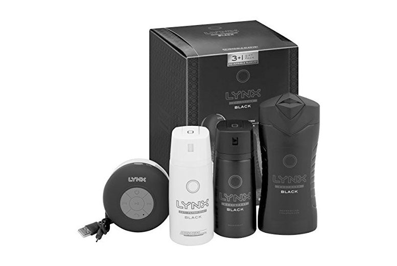 Lynx Elite Black with Bluetooth Shower Speaker or Elite Dark Temptation with Powerbank Gift Sets