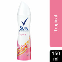 Load image into Gallery viewer, Sure Women Motion Sense Antiperspirant Deodorant, Tropical, 6 Pack, 150ml