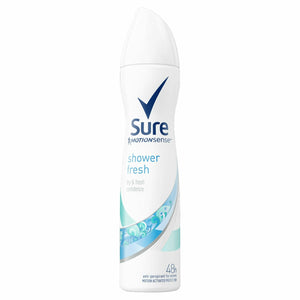 Sure Women Motion Sense Antiperspirant Deodorant, Shower Fresh, 6 Pack, 250ml