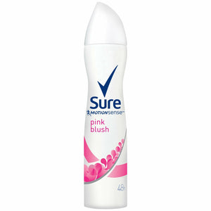 Sure Women Motion Sense Antiperspirant Deodorant, Pink Blush, 6 Pack, 250ml