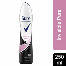 Load image into Gallery viewer, Sure Women Motion Sense Antiperspirant Deodorant, Invisible Pure, 6 Pack, 250ml