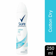 Load image into Gallery viewer, Sure Women Motion Sense Anti-Perspirant Deodorant, Cotton Dry, 6 Pack, 250ml