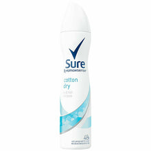 Load image into Gallery viewer, Sure Women Motion Sense Anti-Perspirant Deodorant, Cotton Dry, 6 Pack, 150ml
