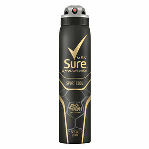 Sure Men Anti Perspirant 48H Protection Sport Cool Deodorant, 6 Pack, 250ml