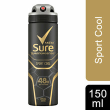 Load image into Gallery viewer, Sure Men Anti Perspirant 48H Protection Sport Cool Deodorant, 6 Pack, 150ml: