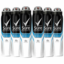 Load image into Gallery viewer, Sure Men Anti Perspirant 48H Protection Invisible Ice Deodorant, 6 Pack, 150ml