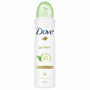 Dove Women Anti-Perspirant Deodorant Spray, Cucumber & Green Tea, 6 Pack, 250ml