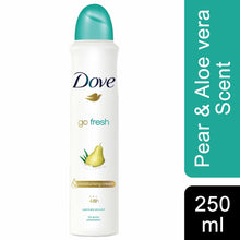 Load image into Gallery viewer, Dove Women Anti-Perspirant Deodorant Spray, Pear &amp; Aloe Vera, 6 Pack ,250ml