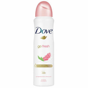 Dove Women Anti-Perspirant Deodorant Spray, Pomegranate & Lemon, 6 Pack, 150ml