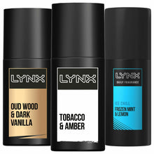 Load image into Gallery viewer, Lynx Deodorant Pump Spray, Adrenaline/Ice Chill/Urban/Signature, 3 Pack, 100ml: