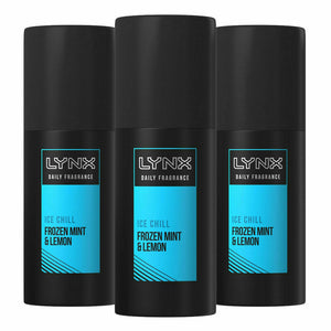 Lynx Deodorant Pump Spray, Adrenaline/Ice Chill/Urban/Signature, 3 Pack, 100ml: