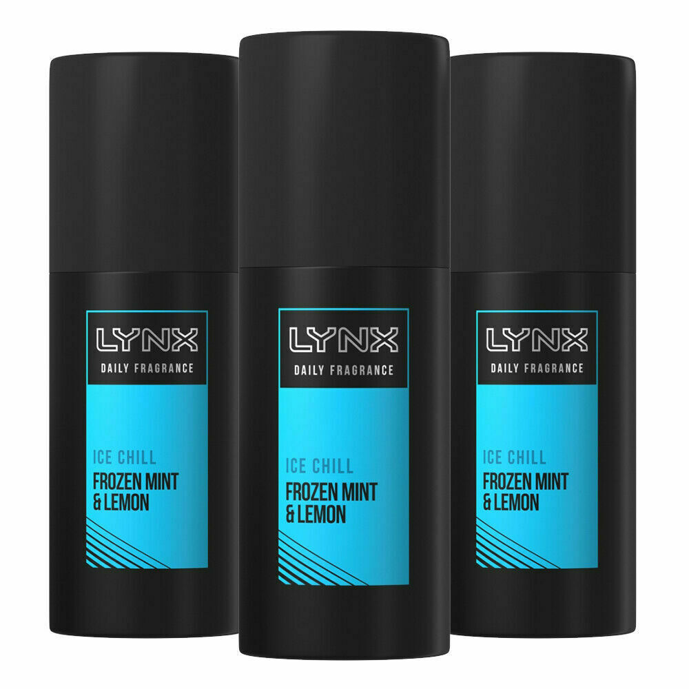 Lynx Deodorant Pump Spray, Adrenaline/Ice Chill/Urban/Signature, 3 Pack, 100ml: