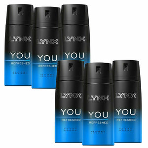 Lynx Body Spray Deodorant, 6 Pack, 150ml
