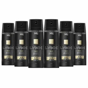 Lynx XL Body Spray Deodorant, 6 Pack, 200ml