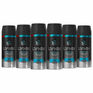 Lynx XL Body Spray Deodorant, 6 Pack, 200ml