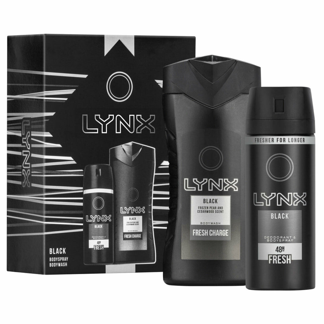 Lynx Black Body Spray & Body Wash Duo Gift Set