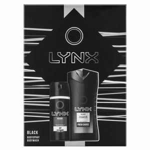 Lynx Black Body Spray & Body Wash Duo Gift Set