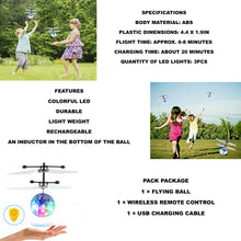 Load image into Gallery viewer, Doodle LED Flying Helicopter Ball Toy With Remote Control