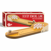 Load image into Gallery viewer, Doodle Miniature Wooden Table Top Portable Desktop Bowling Game