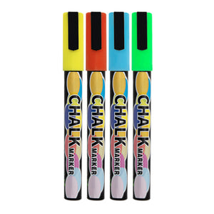 Doodle Chalk Markers Dry Wipe Pack of 4 Colours