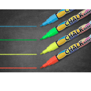 Doodle Chalk Markers Dry Wipe Pack of 4 Colours