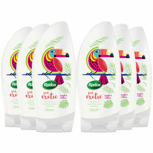 Radox Feel 2-in-1 Shower Gel, 6 Pack, 250ml