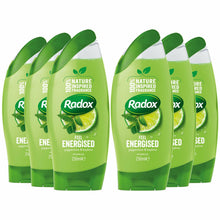Load image into Gallery viewer, Radox Feel 2-in-1 Shower Gel, 6 Pack, 250ml