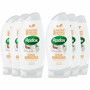Radox Feel 2-in-1 Shower Gel, 6 Pack, 250ml