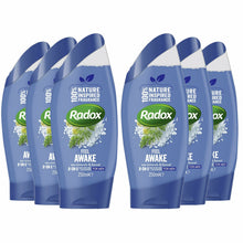 Load image into Gallery viewer, Radox Feel 2-in-1 Shower Gel, 6 Pack, 250ml