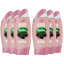 Load image into Gallery viewer, Radox Feel 2-in-1 Shower Gel, 6 Pack, 250ml