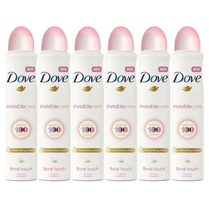 Dove Women's Anti-Perspirant Deodorant Spray - 250ml, Pack Of 6