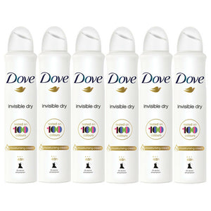 Dove Women's Anti-Perspirant Deodorant Spray - 250ml, Pack Of 6