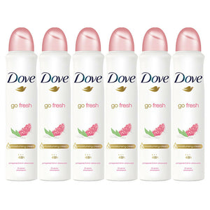 Dove Women's Anti-Perspirant Deodorant Spray - 250ml, Pack Of 6