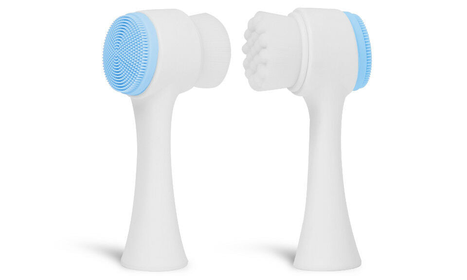 Multifunctional 3D Double Side Face Skin Cleaning Brush