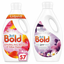 Load image into Gallery viewer, Bold 2in1 Washing Liquid, Lavender &amp; Sparkling Bloom, 57 Washes