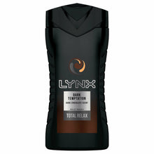 Load image into Gallery viewer, Lynx Total Relax Shower Gel Body Wash, Dark Temptation, 6 Pack, 250ml