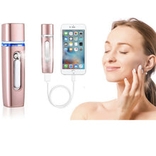 Load image into Gallery viewer, 2 in 1 Portable Nano Mist Sprayer Handheld - Rose Gold